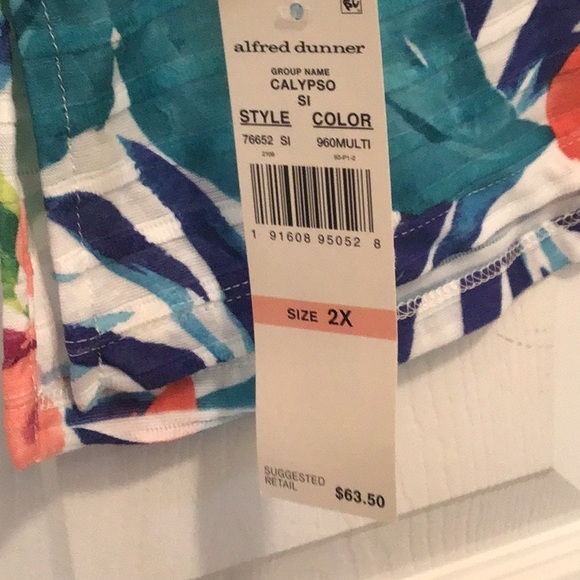 Alfred Dunner Calypso Top - Picture 4 of 6